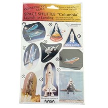 Space Shuttle Columbia Launch to Landing Maiden Voyage Stickers 1981 - £11.79 GBP
