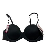 Maidenform Bra Womens 34B Black Self Expressions Womens Stay Put Strapless - $29.08 CAD