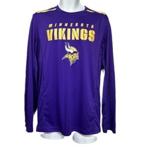 Majestic CoolBase Purple NFL Minnesota Vikings Football Shirt Size M - $14.84