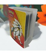 Pokemon Sun &amp; Moon Mini Card Album w/ Assortment Of 60 Reverse Holo/Holo... - $34.91