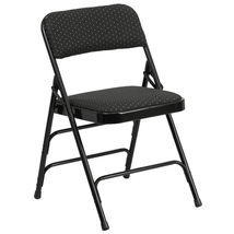 HERCULES Series Curved Triple Braced Double Hinged Folding Chair - $1,724.21 MXN