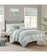Quilt Set 4 Piece Seersucker Quilt Set with Throw Pillow - $1,860.42 MXN