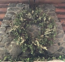 Wreath manzanita and lichen, handmade Wreath, Country Home Decorations, ... - $75.00+
