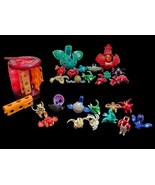 Mixed Lot of 25 Bakugan Battle Brawlers Figures Toys &amp; Rotating Belt Cli... - $185.26