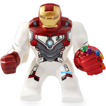 Iron Man with Nano Gauntlet Marvel Superheroes Lego Compatible Minifigure Bricks - £5.46 GBP