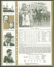 1967 - PROUD CLARION - Kentucky Derby WC, Race Chart, Jockey, Trainer &amp; Owner - £15.73 GBP