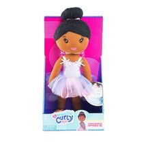 Beautiful Curly Me Imara Ballerina Plush Doll Black Curly Hair 14" - $25.38 CAD