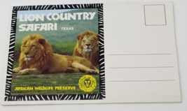 Lion Country Safari Grand Prairie Texas Photo Book 1970 Color Animals At... - £14.81 GBP