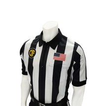 Smitty USA-137CA Body Flex Football Referee Short Sleeve Shirt Flag Over... - $52.95
