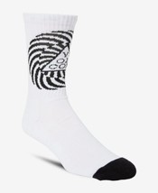 Volcom Mens Vibes Socks Pair, One Size, White - £15.89 GBP