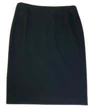 Valerie Stevens Petites Womans Black Skirt 2P Stretch 2 Side Slit Dress Formal  - £3.93 GBP