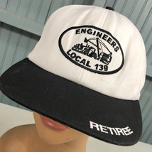 Union Operating Engineers Local 139 Wisconsin Retiree Snapback Baseball Cap - £12.47 GBP