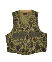 Vintage Black Sheep Camo Hunting Vest Mens L Duck Camouflage Shooting Sp... - $31.87