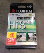 Fujifilm 4-pack Hi8 MP P6-120 Pro Grade Videocassette Digital8 Camcorder... - $23.16