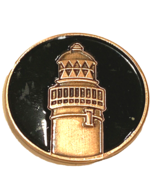 Light House (Possibly Harbor Town) Coin Golf Ball Marker Black/Copper - €16,29 EUR