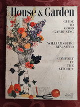 HOUSE and GARDEN magazine January 1950 Gardening Guide Kitchens Williamsburg - £16.87 GBP