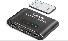 Techole brand. 3 in 1 out HDMI switch - £10.03 GBP