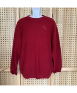 VCC Vantage Sweater Mens M Vintage Long Sleeve Knit Pullover Sweeter Red... - $37.91 CAD