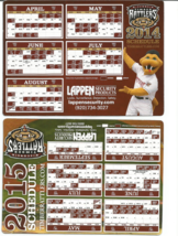 2014 &amp; 2015 WISCONSIN TIMBER RATTLERS MAGNET 5&quot; X 7&quot; FULL YEAR SCHEDULES - £7.45 GBP