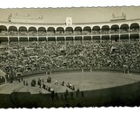 Madrid Plaza de Toros Real Photo Postcard Bull Fighting Ring Spain - $14.83