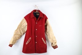 Vtg 60s Streetwear Mens 38 Thrashed Keyport Varsity Club Letterman Jacket USA - $98.95