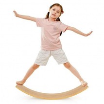 35.5 Inch Wooden Wobble Balance Board for Toddler and Adult - Color: Nat... - $2,394.08 MXN
