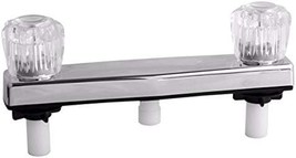Mobile Home Rv Shower Faucet. 2 Valve. Chrome. 8 On Center Valves By Mat... - $35.97