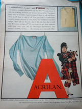 McGregor Sportswear Acrilan Magazine Print Advertisement 1940s - £3.98 GBP