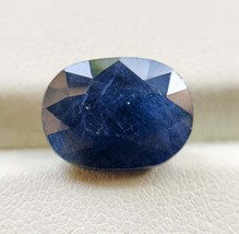 Natural Certified African  Blue Sapphire  African origin  Oval Shape 7.25 carat - £42.64 GBP