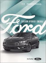 2018 Ford Fusion Hybrid and Energi Owner&#39;s Manual Original [Paperback] Ford - £11.47 GBP