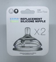 Comotomo Replacement Nipples in Slow Flow for Ages 0-3 Months - $11.87