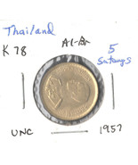Thailand 5 Satangs, 1979, aluminum-bronze, KM 78, uncirculated - $1.25