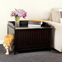 Jumbo Designer Catbox Litter Box ENCLOSURE-BLACK-FREE Shipping In The U.S. - £188.19 GBP