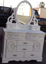 Beautiful Acme Furniture Company Dresser with Mirror &amp; Glove Boxes – GOR... - £544.93 GBP