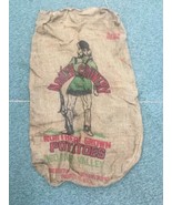 Vintage North Country Red River Valley Danial Boone Potato Burlap Gunny ... - €25,86 EUR