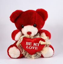 Valentine Day Red Bear Plush With Heart &quot;Be My Love&quot; Lemonwood Asia Ltd ... - £7.98 GBP