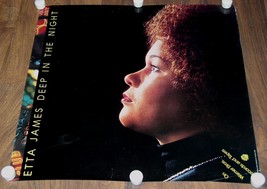 Etta James Promo Poster Vintage 1978 Deep In the Night Warner Bros. Reco... - $109.99