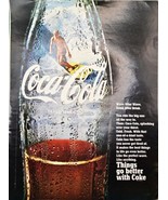 COCA COLA -  COKE - Drink after Drink - Ocean-Surfing - 1968 Vintage Pri... - $11.71