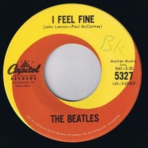 The Beatles I Feel Fine 45 rpm She&#39;s A Woman Canadian Pressing - $9.89