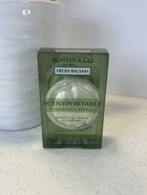 2- NEW Bath &amp; Body Works Scentportable FRESH BALSAM Refill Slatkin &amp; Co - €6,21 EUR