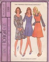 Mc Call&#39;s Pattern 3308 Size 14 Misses&#39; Dress In 3 Variations Or Jumper - £2.34 GBP