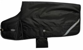 XS Extra Small Black Waterproof Winter Dog Blanket Coat w/ Reflective St... - £14.77 GBP