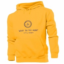 What Do You Mean Justin Bieber Print Sweatshirt Unisex Hoodies Graphic Hoody Top - £20.91 GBP