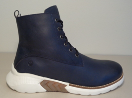 Dingo Size 11 M BLACK TOP Navy Leather Lace Boots New Men&#39;s Shoes - £276.18 GBP