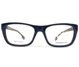 Hugo Boss Eyeglasses Frames BO 0070 S9W Blue Red Burgundy Square 53-17-140 - £43.99 GBP