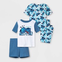 NEW Baby Boys' 4pc Lilo & Stitch Pajama Set 24M - £16.08 GBP