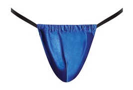 MALE POWER POSING STRAP G STRING THONG ROYAL BLUE ONE SIZE - $16.82