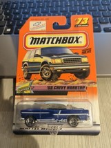 MatchBox in Blister Pack - Series 15 - #73 - 1955 Chevy Hardtop - Blue B... - £6.99 GBP