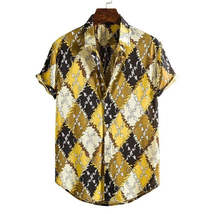 fashion Polo Shirts For Men Casual Cool Streetwear Shirt - £34.54 GBP