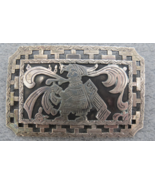 Antique 900 Silver Brooch Story  Teller Guatemala Warrior Mayan Inca 2.5... - $48.81 CAD